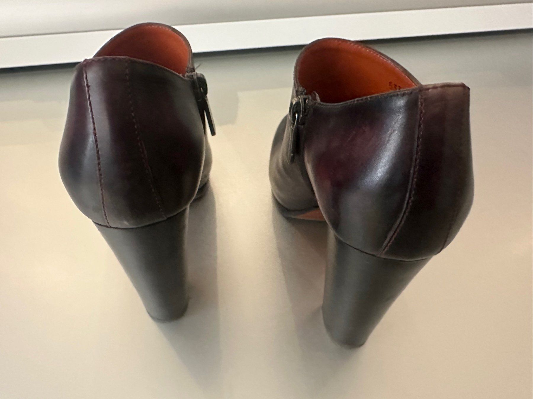 Santoni Scarpe da donna: Original Santoni Stiefeletten, lila, Gr. 38 – Nuovo (secondo la descrizione) da Watt venduto da MilaKimba 1