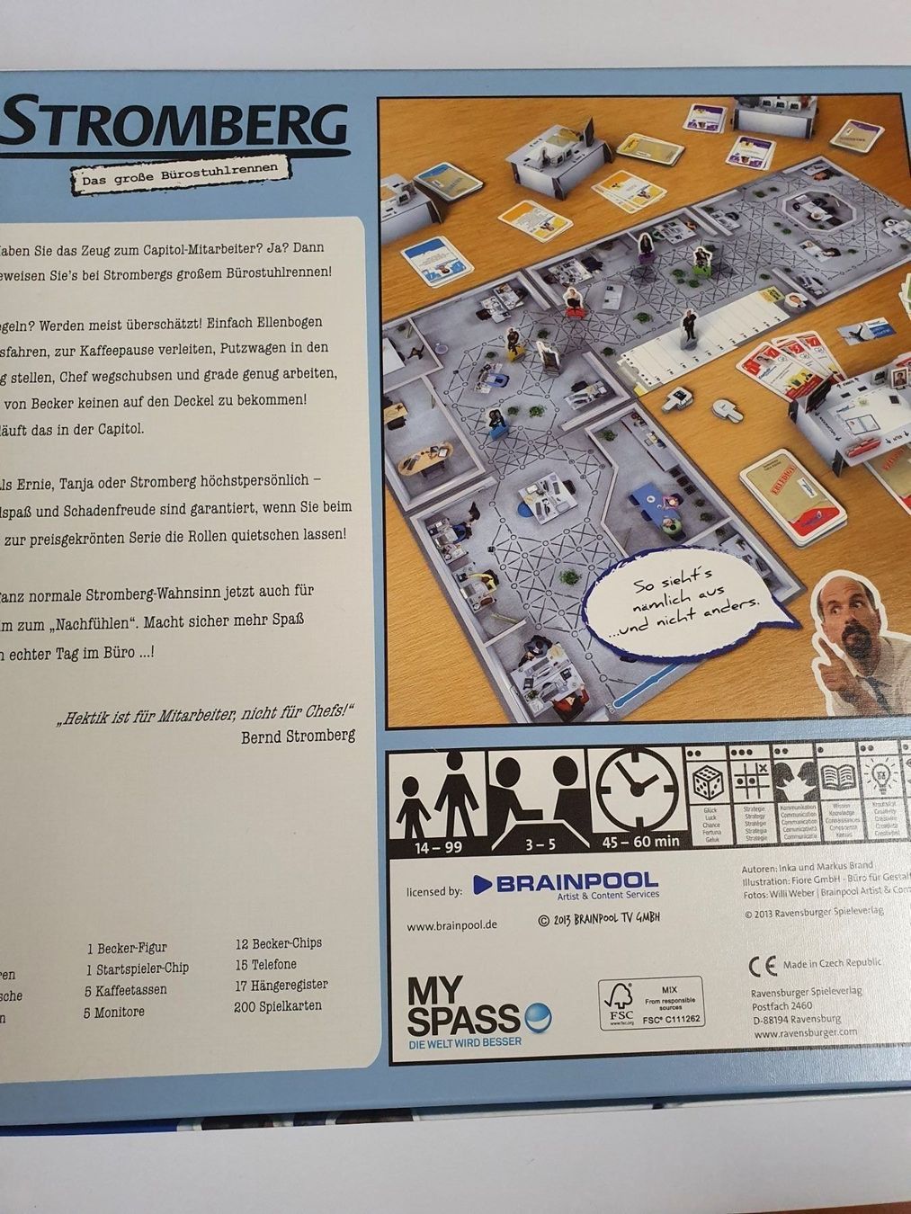 Giochi: Stromberg - Das Spiel Bürostuhlrennen – Usato da Oberdorf BL venduto da BaldenEagle 2