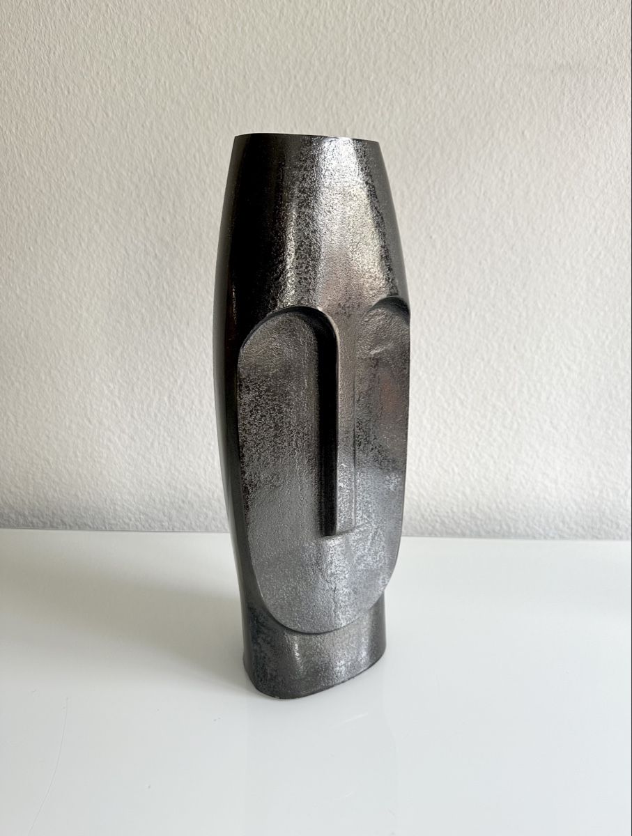 Vasen & Gefässe: Deko-Vase / Skulptur in Metalloptik – Neu (gemäss Beschreibung) aus Bern von Fraeuleinhonig