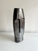 Deko-Vase / Skulptur in Metalloptik