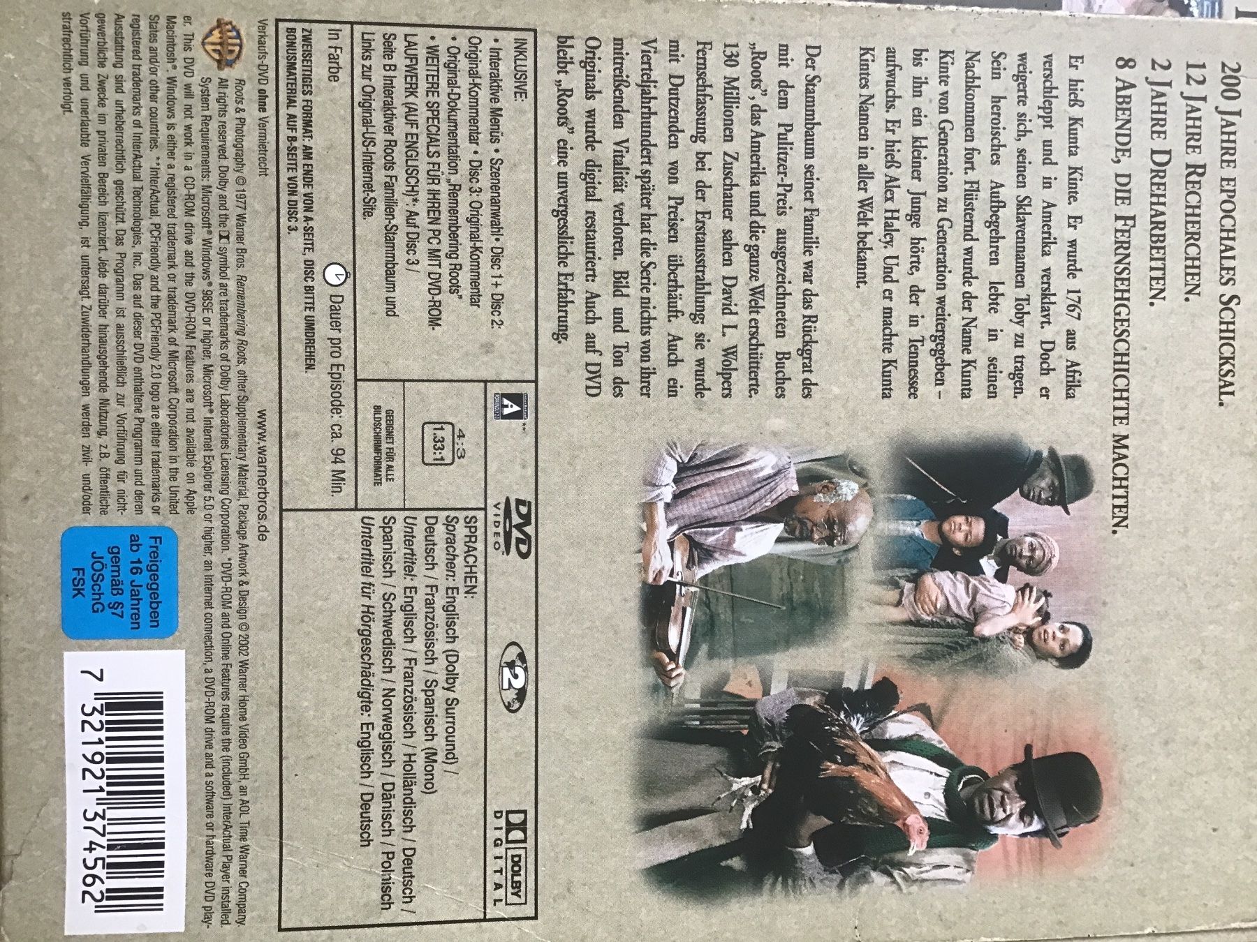 Tutti i DVDs: Roots DVD – Usato da Winterthur venduto da sune01 1