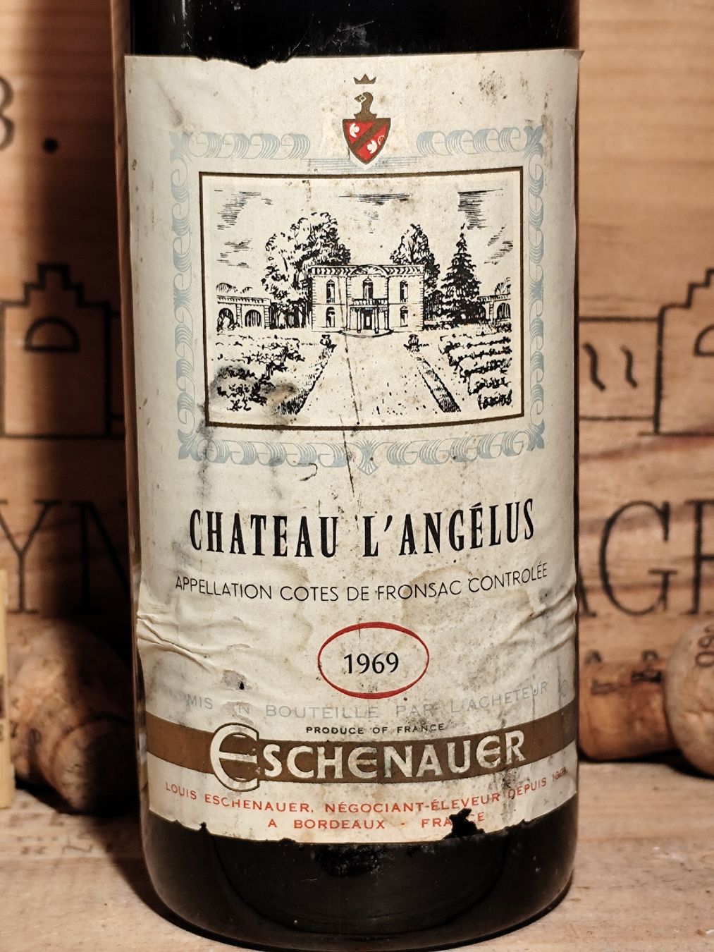 Wein: 1969 Chateau L'Angelus  Eschenauer – Neu (gemäss Beschreibung) aus Büsserach von Vintage-vins 2