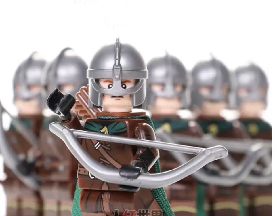 10 Rohan Bogenschützen für Lego | Ritter | Minifiguren (Neu und ...