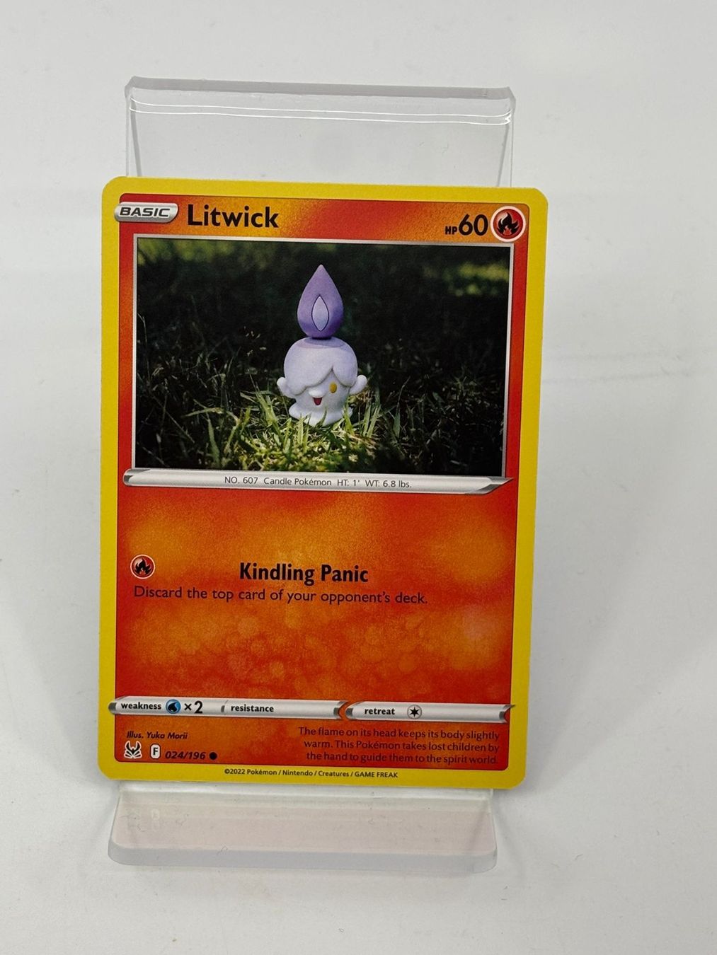 Pokémon Sammelbilder & Trading cards: Pokemon Litwick 024/196 – Gebraucht aus Herisau von Pokemon2025