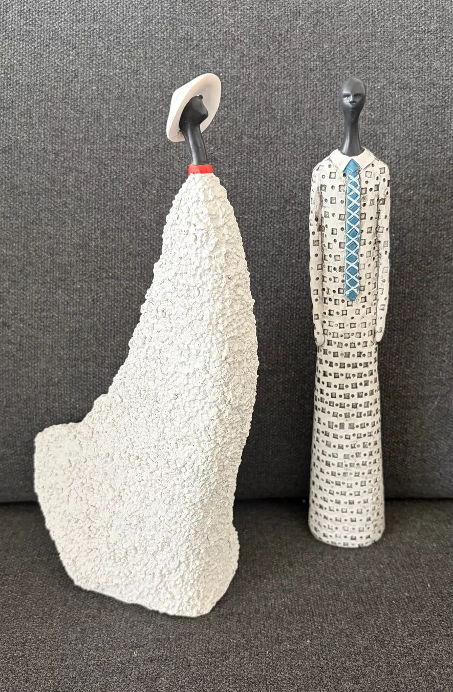 Statuette: Frau und Mann – Nuovo (secondo la descrizione) da Biel/Bienne venduto da Meshe12