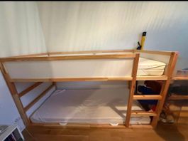 Lit superposé IKEA Kura bois 209x99x116cm bon état