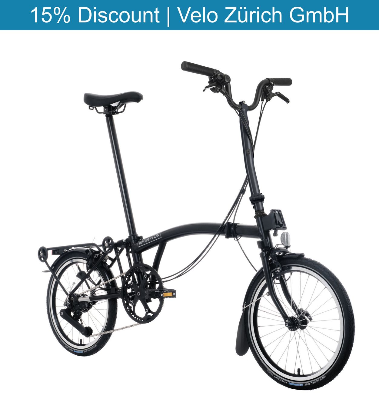 Velos: Faltvelo Brompton C Line, 12-Gang – Neu (gemäss Beschreibung) aus Zürich von Faltvelos