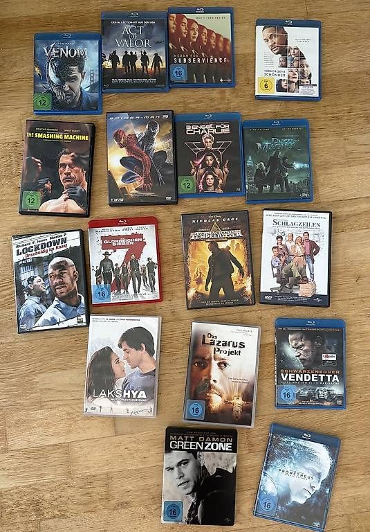 Alle DVDs: Div DVDs und Blue Ray – Gebraucht aus Zürich von rafa014