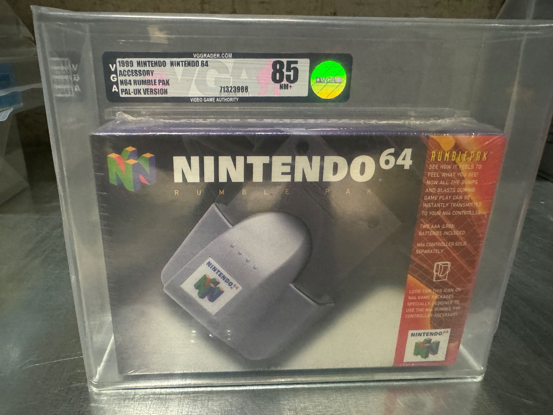 Nintendo Console: Nintendo 64 Rumble Pack VGA 85🔥 – Nuovo e nell'imballaggio originale da Nänikon venduto da Snorlaxtheplayer 1
