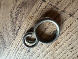 1x ancien crochet moule chocolat schokoladenform