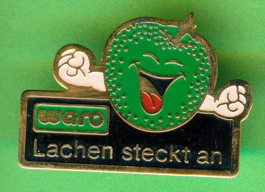 Placchette & Badge: waro  Lachen steckt an – Usato da Winterthur venduto da Sammleroase