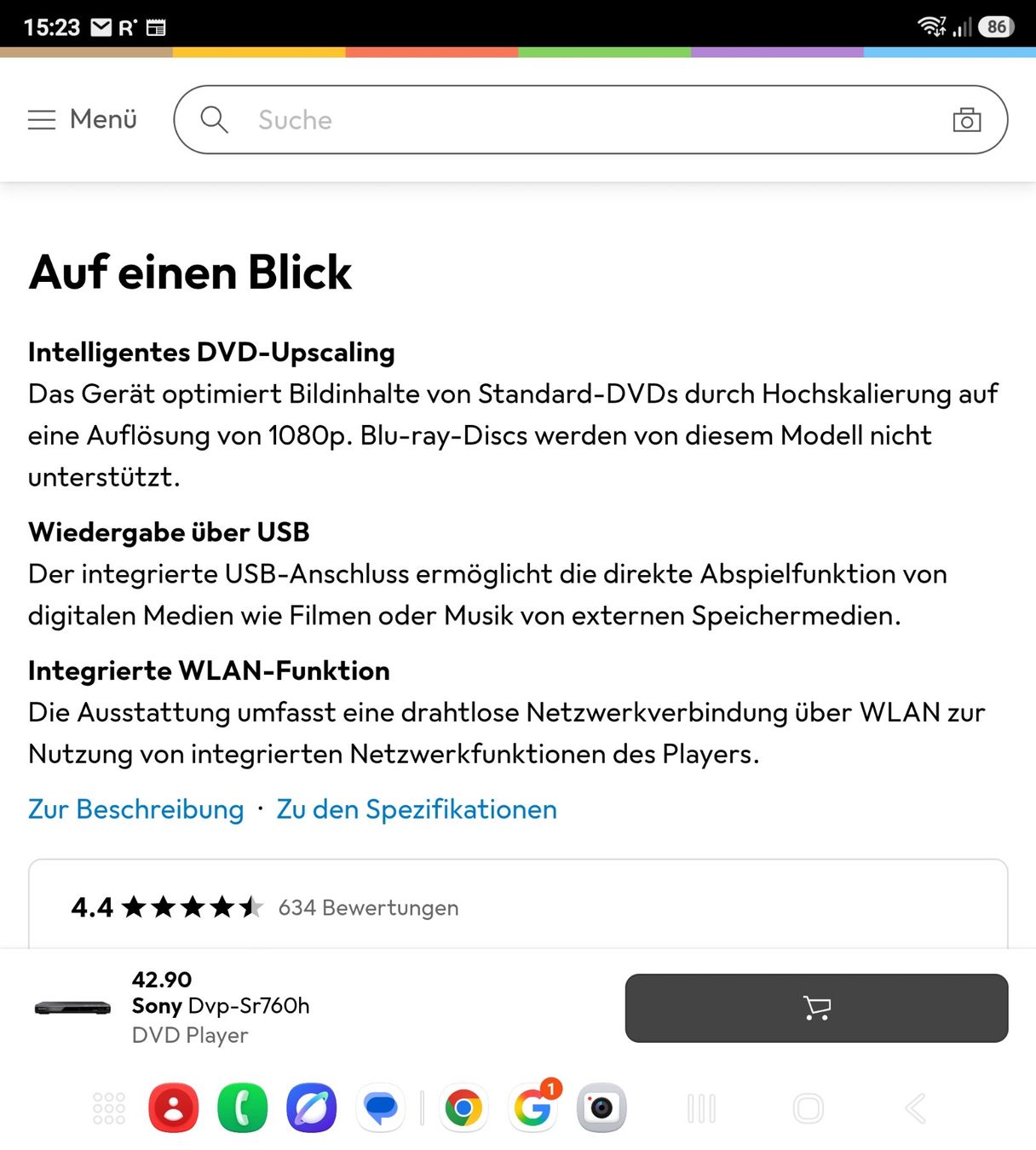 Sony Audio- & Mediensysteme: Sony DVP - SR760H DVD Abspielgerät – Neu und originalverpackt aus Wikon von _mc_speedy_ 2