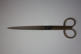 Vintage Schere Solingen 23 cm mit Lederetui