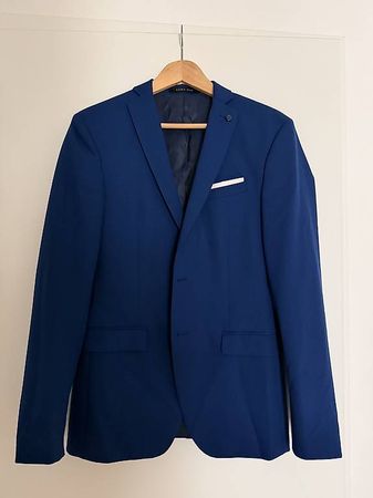 Zara Man Sakko Navy Blue