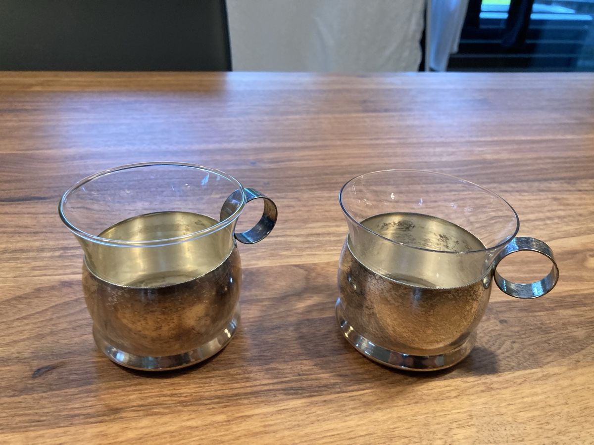 Tazze: Teetassen mit Silber – Usato da Kesswil venduto da Branca-01