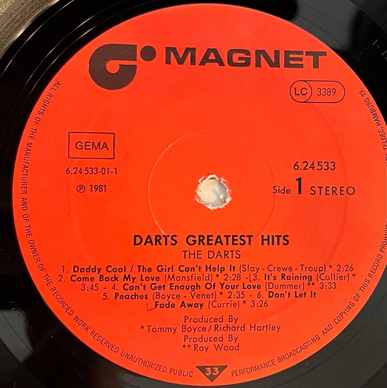 Dischi in vinile: DARTS - GREATEST HITS - 33 Tours – Usato da Bussigny venduto da vinyl-pas-cher 2