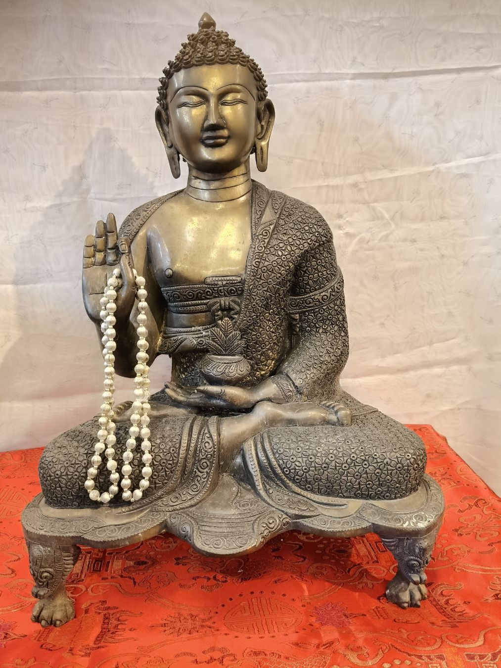 Sculture & Statue: Vintage Thai Style Bronze BrassH 53cm – Usato da Zwingen venduto da inf_2blh 1