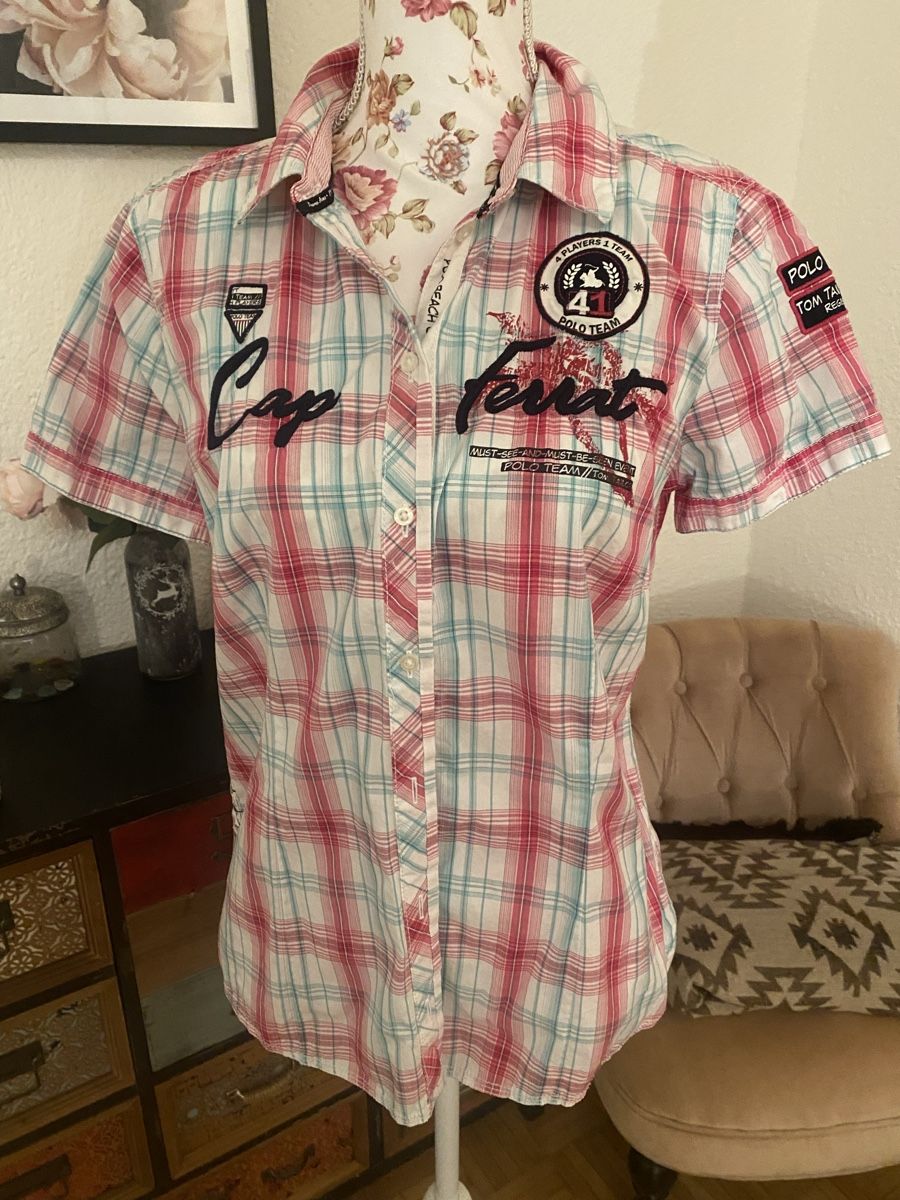 Tom Tailor Camicette: Coole Tom Tailor Bluse Baumwolle Gr 38 – Usato da Schönenberg ZH venduto da Pfupfli1