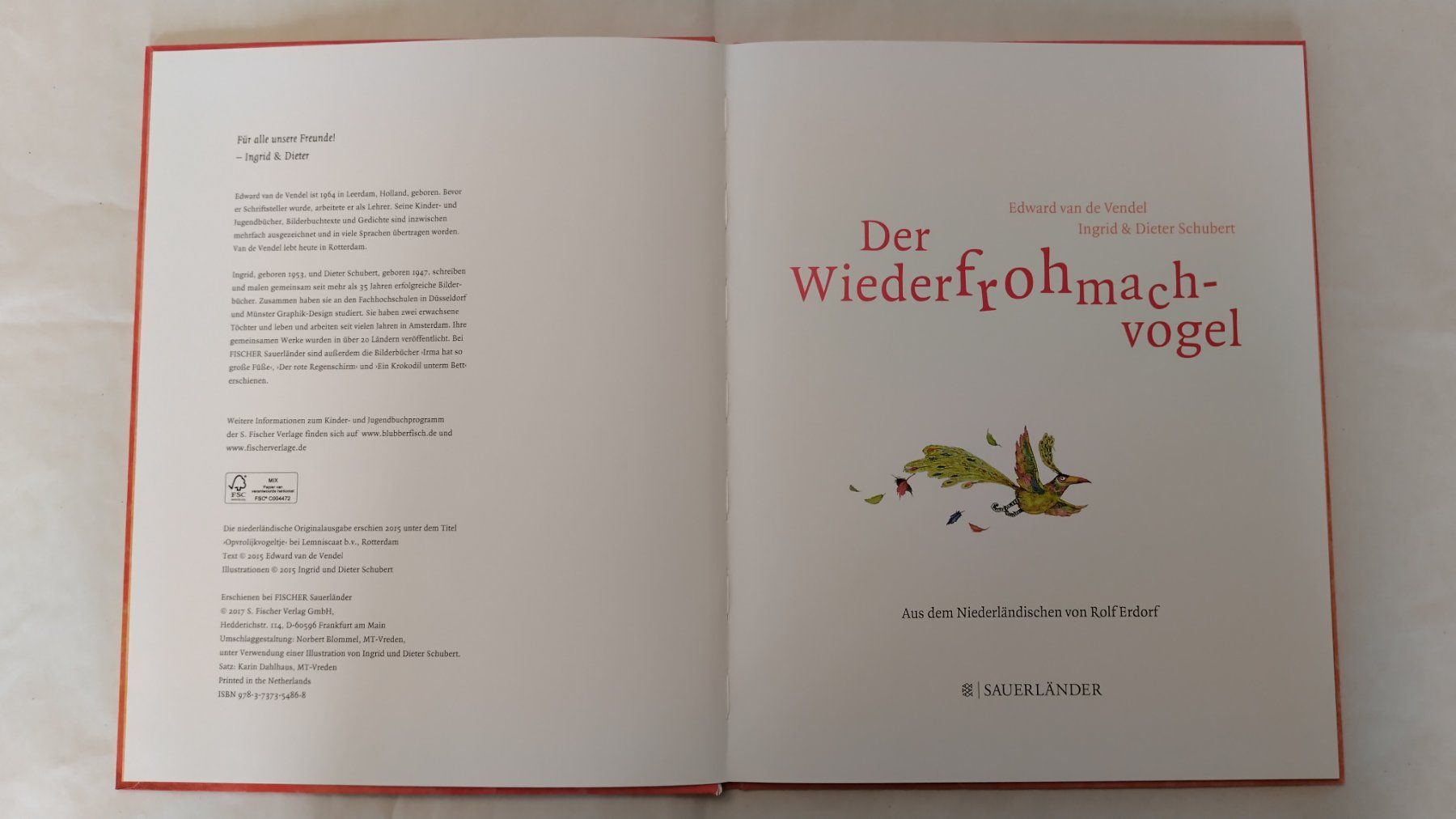 Bücher: Der Wiederfrohmachvogel / Bilderbuch 2017 ab Fr. 8.- – Gebraucht aus Bellach von JingleJerry 2