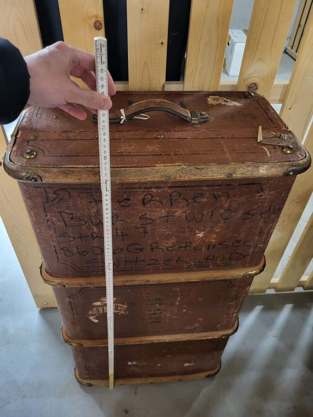 Valigie: Vintage-Koffer mit Einlagefach – 100 cm – Usato da Moosseedorf venduto da Giuly__ 2