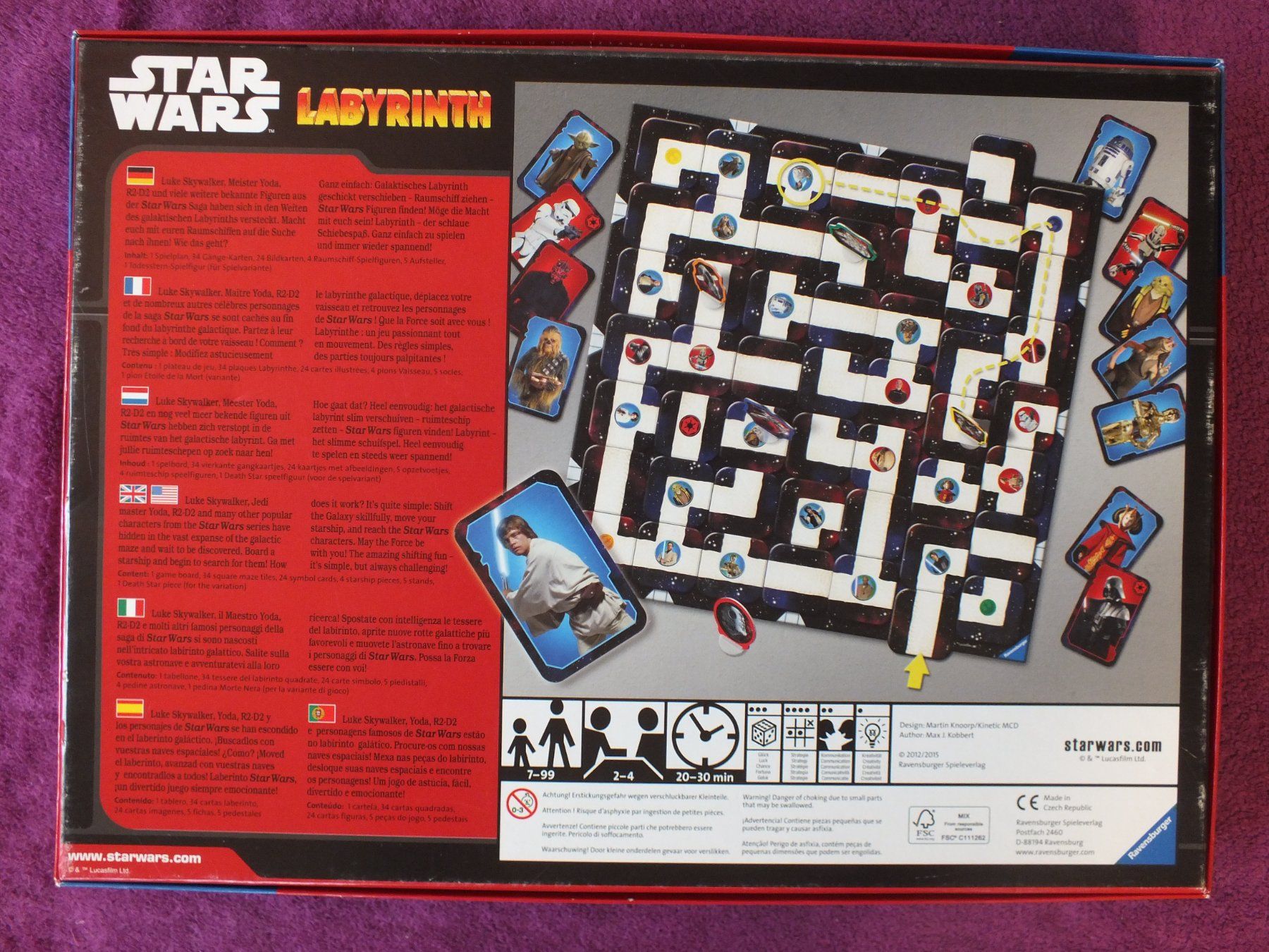 Ravensburger Giochi: Ravensburger – Star Wars Labyrinth – Usato da Müllheim Dorf venduto da Seeeule01 1