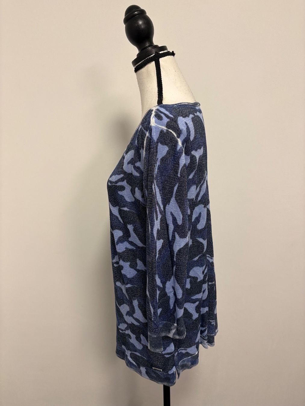 Maglioni & Felpe: Amy Vermont Feinstrickpullover mit Muster blau 40 3/4 Arm – Nuovo (secondo la descrizione) da Regensdorf venduto da secondchancefashion 1