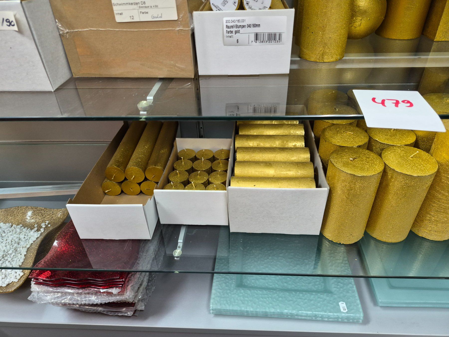 Candele: 479 Posten Kerzen aus Liquidation – Nuovo (secondo la descrizione) da Derendingen venduto da Meisterstuecke 5
