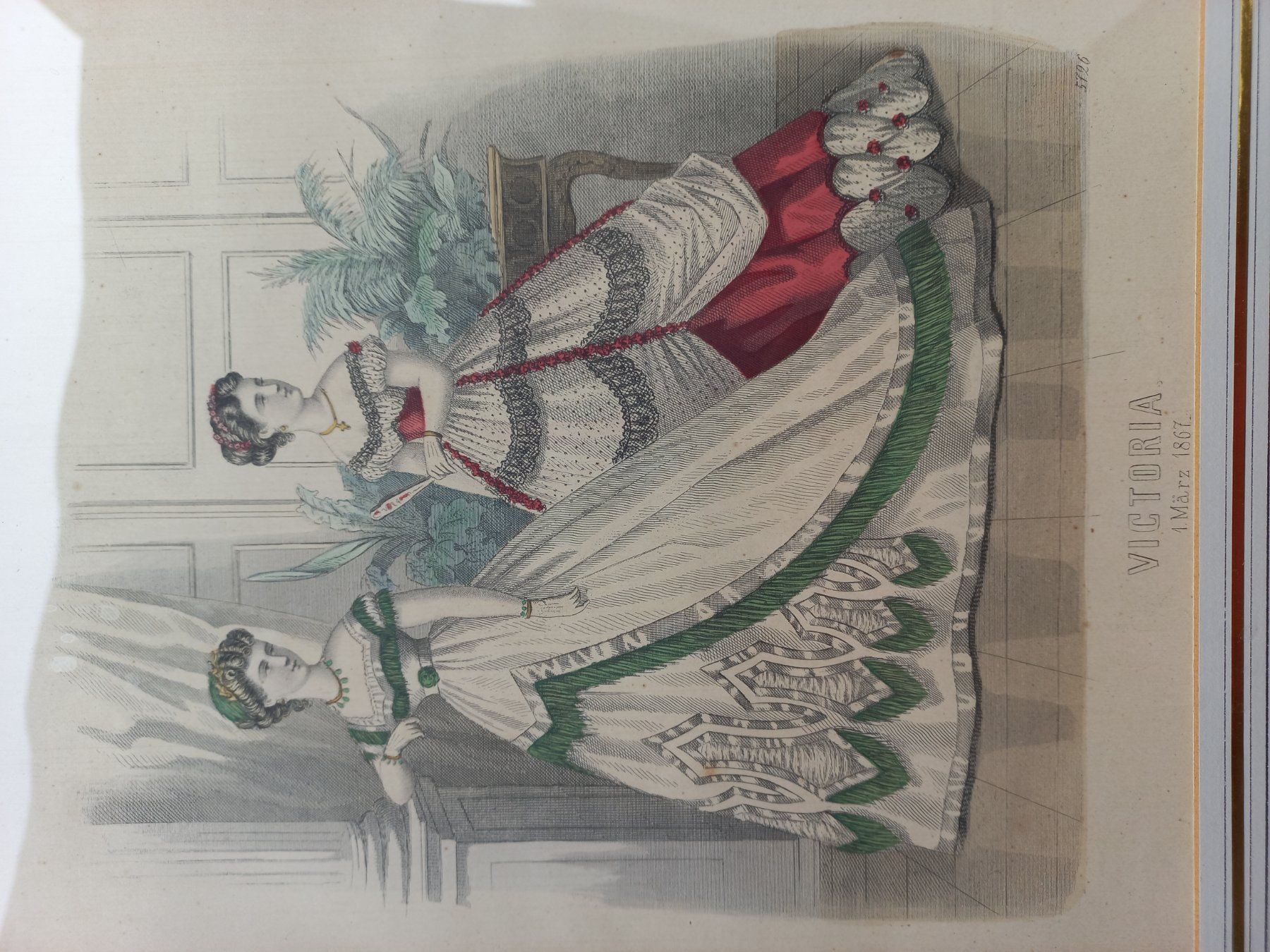 Gravures: 2 Stiche, Mode, 19. Jhrd. – D'occasion à Horw par Bellevue10 6