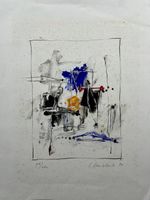 KÜNSTLER  ? UNLESERLICH  SIGNIERT NUMMERIERT LITHOGRAPHIE