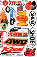 Sponsoren Logo Aufkleber Sticker 1Bogen 27x18cm Tuning ST538