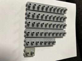 LEGO 45x Stein 1x2 mit Pin (2458)