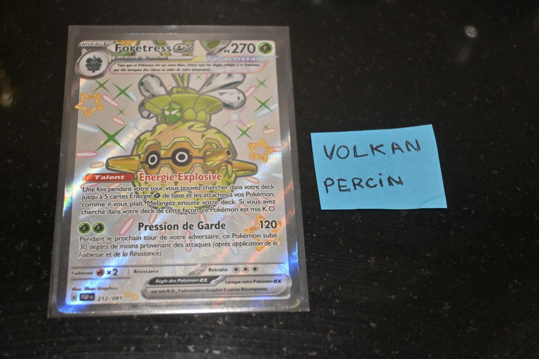Pokémon Carte collezionabili: Foretress ex (PAF 212) FR – Nuovo (secondo la descrizione) da Aigle venduto da PSAPOKEVOVO