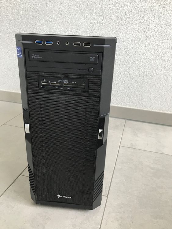 Sharkoon Gehäuse mit Netzteil und DVDLaufwerk Kaufen auf Ricardo
