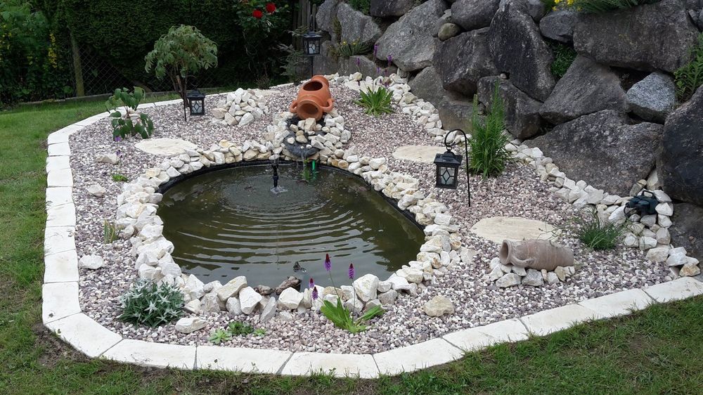 Gartenteich aus formstabilem Kunststoff Kaufen auf Ricardo