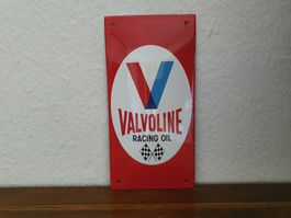 Emailschild Valvoline Motor Oil Emaille Schild Reklame Retro