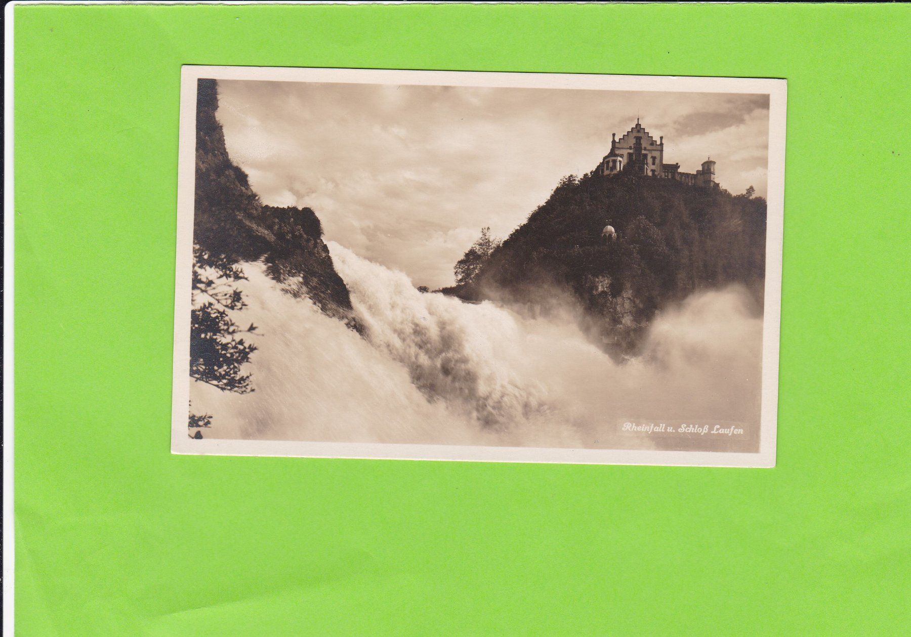 Ansichtskarten: Rheinfall – Gebraucht aus St. Peterzell von neckertal