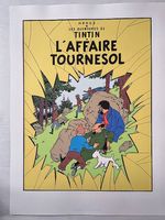 HERGÉ - Sérigraphie TINTIN : L'AFFAIRE TOURNESOL