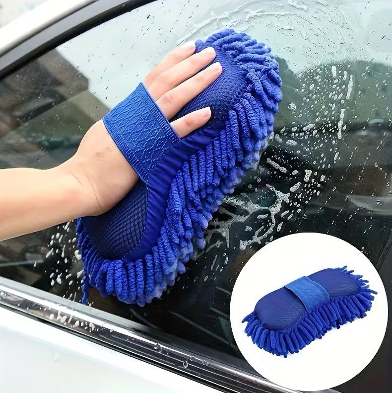 Altro per la casa: Ultra-Saugfähiger Chenille Mikrofaser Auto Waschhandschuh - – Usato da Jonen venduto da BMWE369 1
