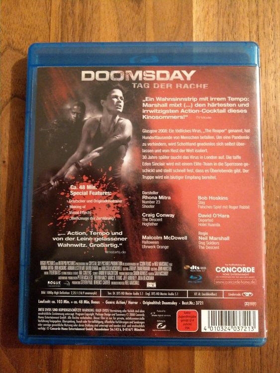 Blu Ray - Doomsday / Tag der Rache 2