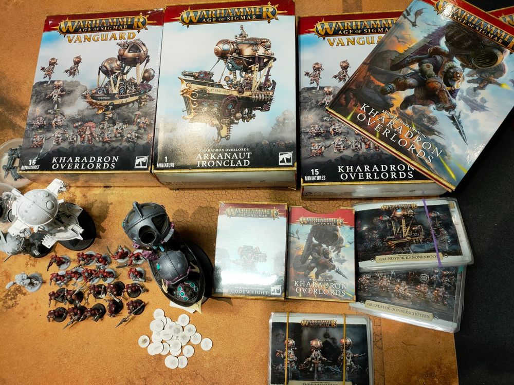 Kharadron Overlords – Endrinriggers & Stratogarde Warhammer AOS Neuf