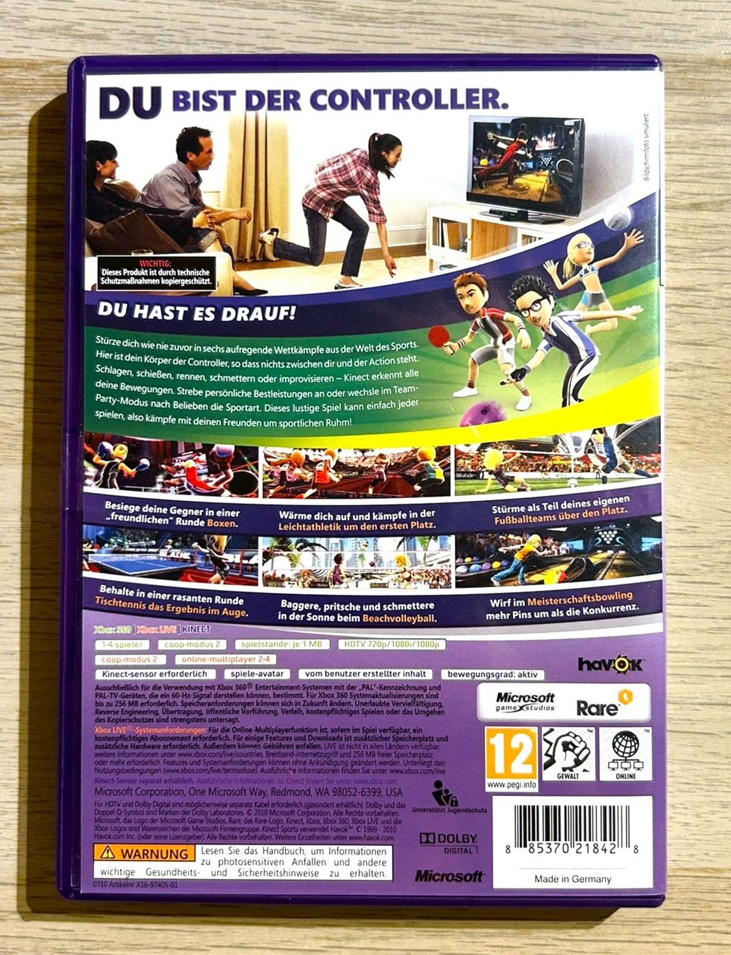 Microsoft Giochi: Kinect Sports Xbox 360 – Usato da St. Gallen venduto da Alpine.Arcade 1