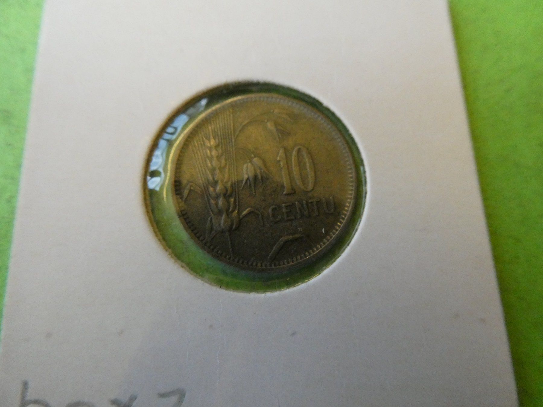Tutti le monete: Litauen 1925, 10 Centu – Usato da Hinterforst venduto da Rohusri 1