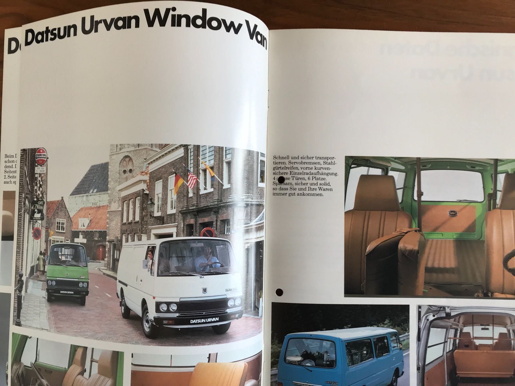 Dokumente: Datsun Urvan Prospekt – Gebraucht aus Balterswil von Jeko1967 2