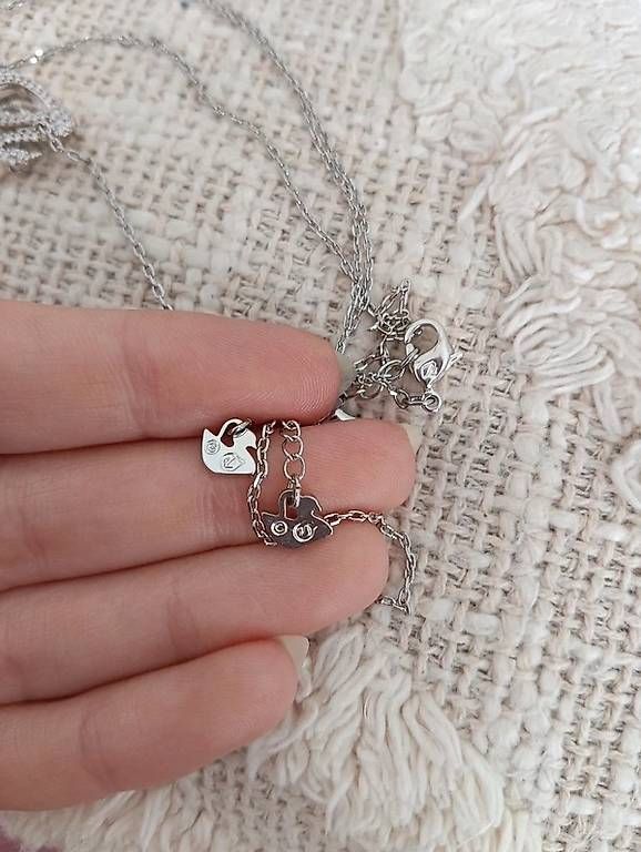 Catenine:  Collana Cigno Swarovski con Cristallo Blu – Usato da Figino venduto da cla_b75f 2