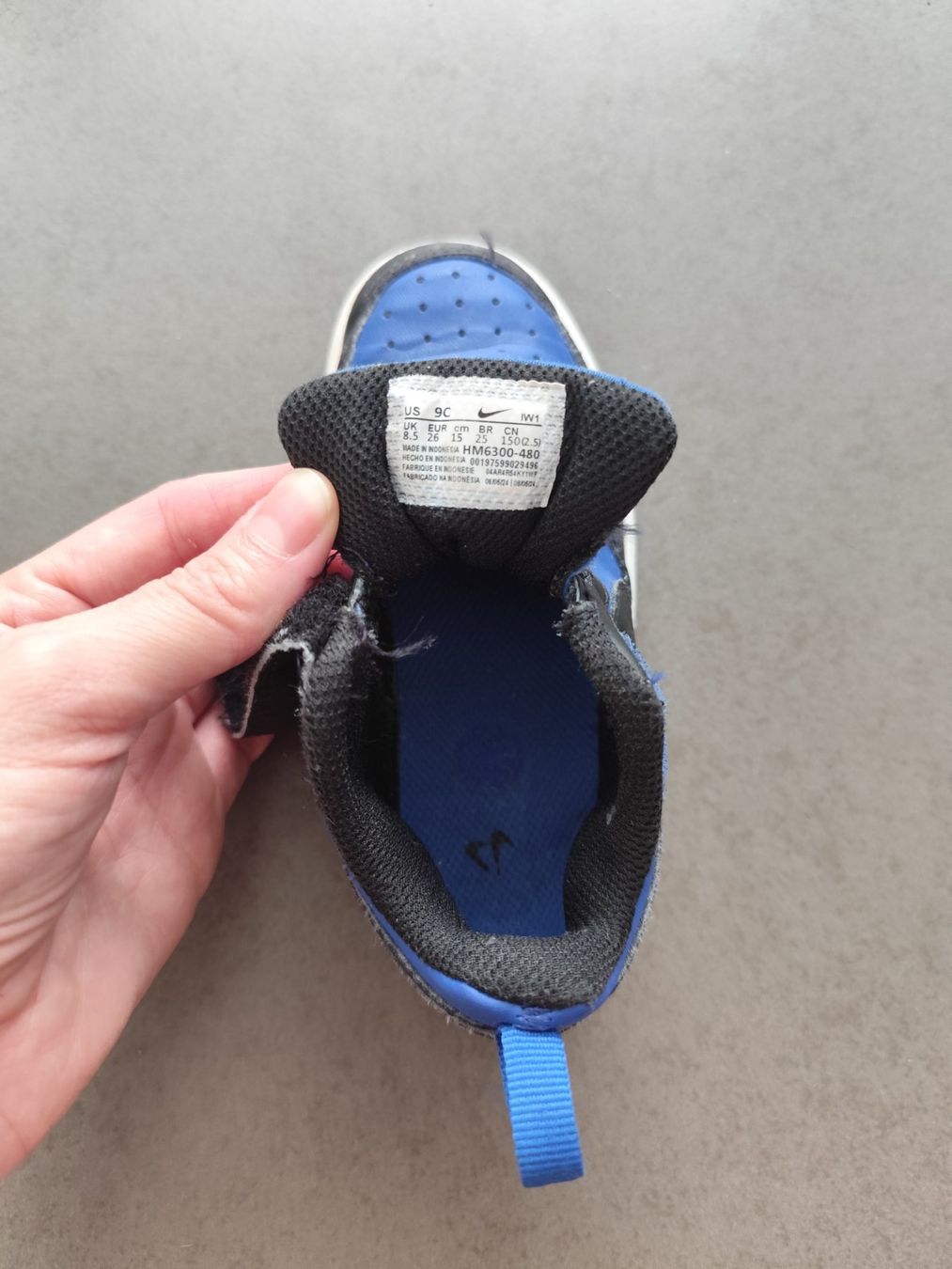 Nike Scarpe per ragazzi: Nike_Kinderschuhe_Gr. 26, blau/schwarz – Usato da Zürich venduto da ram_59n8 3