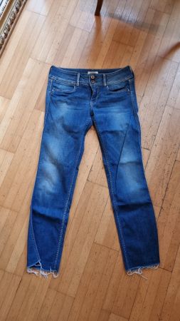 Pepe Blue-Jeans cropped/flared, regular waist, Gr.27/34