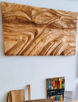 Handgeschnitzte 3D-Holzkunst – Wanddekoration aus Erlenholz