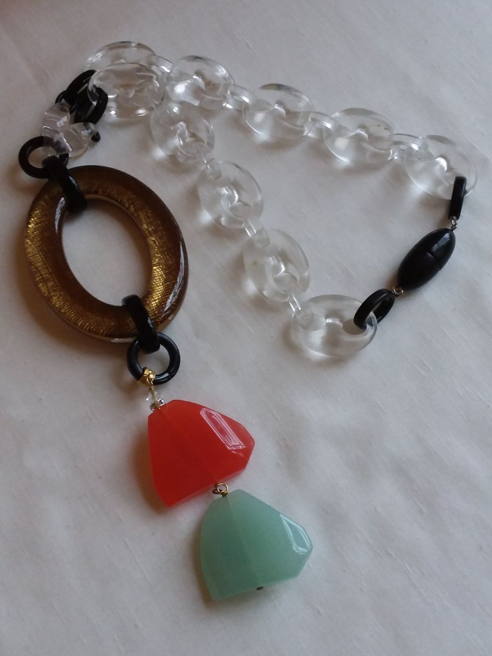 Catenine: Vintage 80er Jahre Statement Halskette Collier – Usato da Zürich venduto da gutsan 6