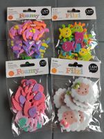 4 Pack Filz Moosgummi Sticker Tiere Dino Schaf Monster neu