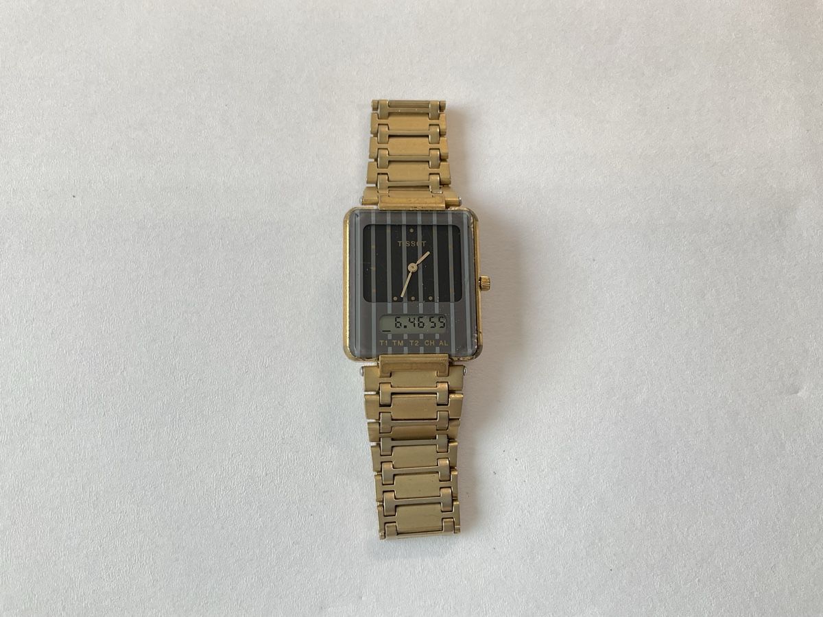 Tissot Orologi: Montre Tissot two timer vintage  – Usato da Malleray venduto da Robot12